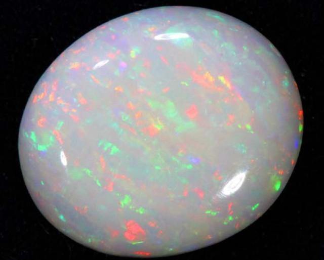 White or light opals